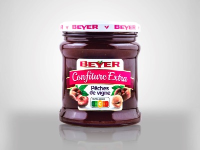 Confiture Extra Pêches de Vigne 370g