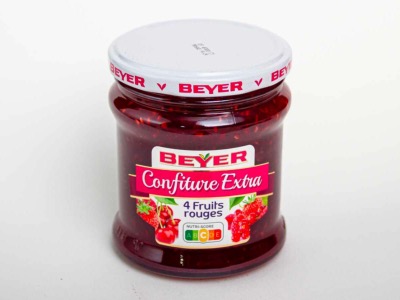 Confiture Extra 4 Fruits rouges 370g