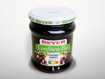 Confiture Extra Cerises noires BIO 370g