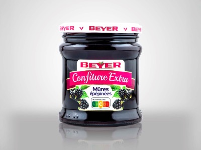 Confiture Extra Mûres Epépinées 370g
